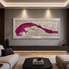 Load image into Gallery viewer, Red Ocean Wall Art
