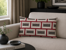 Load image into Gallery viewer, Rubelli - Dappled Brick Red Scatter Cushion