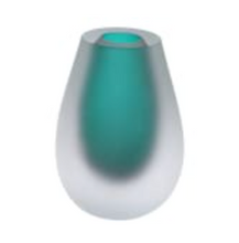 Load image into Gallery viewer, Green Sandblasted Vase