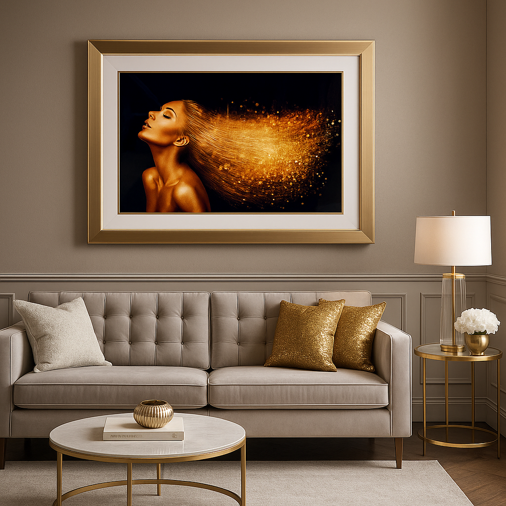 Golden Hair Wall Art