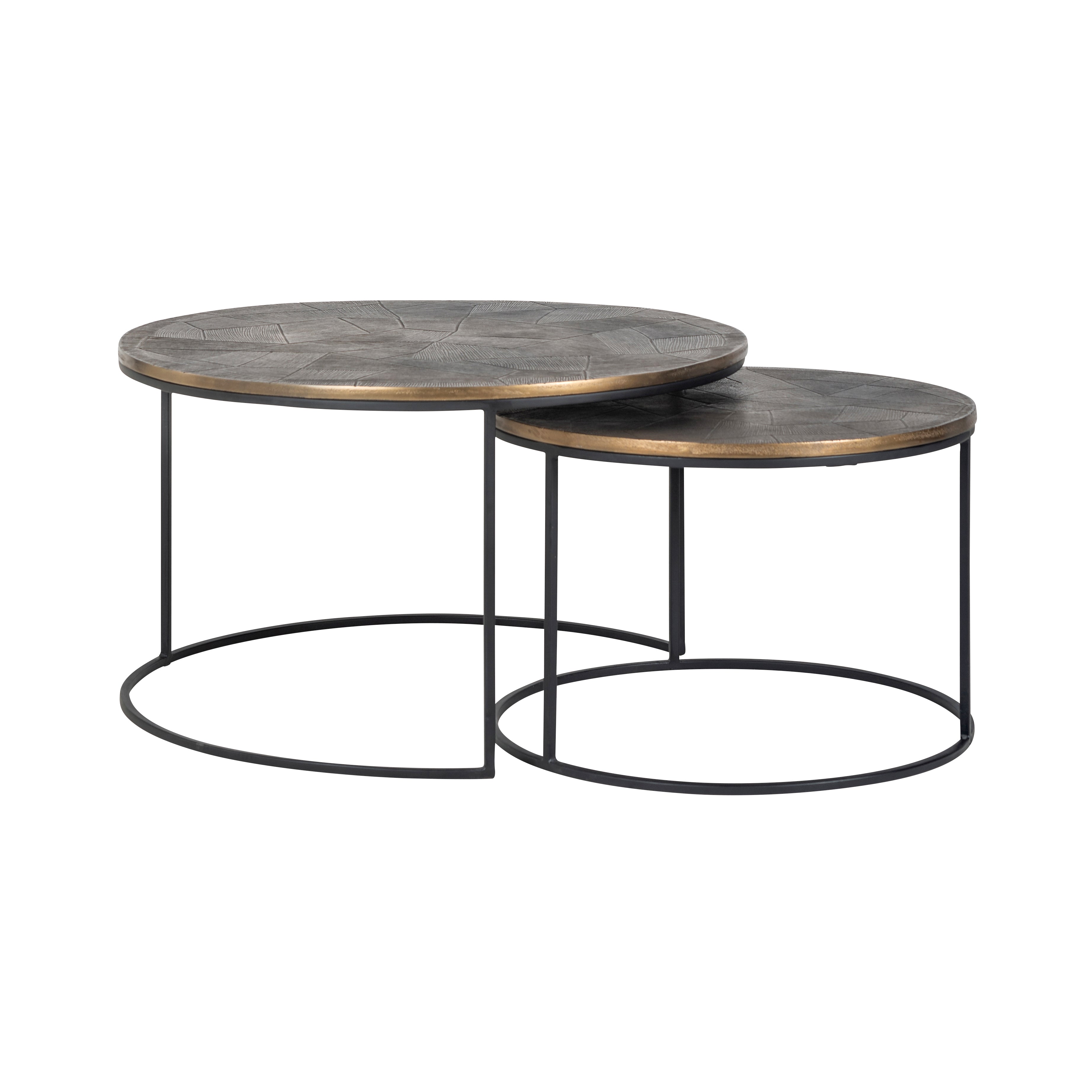 Tuareg Coffee Table Set of 2 - Round