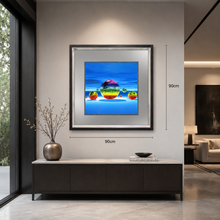Load image into Gallery viewer, Liquid Moons I wall art
