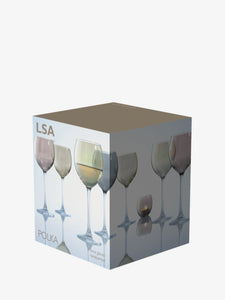 Polka Wine Glass - Set of 4