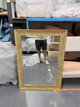 Load image into Gallery viewer, Golden bezel mirror
