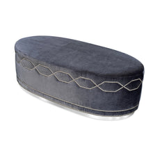 Load image into Gallery viewer, Moretaine Oval Ottoman
