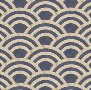 Moooi Wallcovering Tokyo Blue Lucky O’s