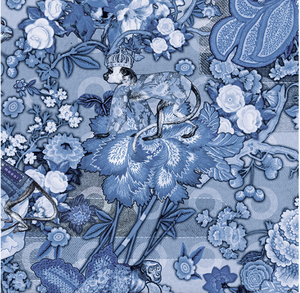 Moooi Wallcovering Tokyo Blue Rendezvous Tokyo Blue